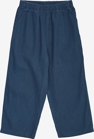 Loosefit Pantalon Müsli by GREEN COTTON en bleu : devant