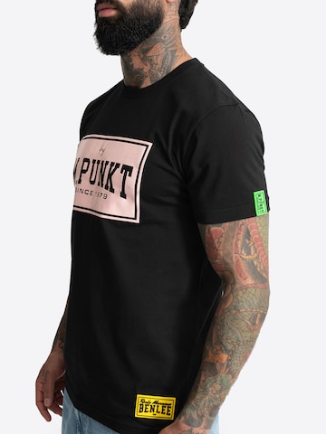 Tricou 'Mpunkt 03' de la Benlee pe negru