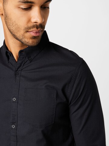 HOLLISTER Regular Fit Hemd in Schwarz