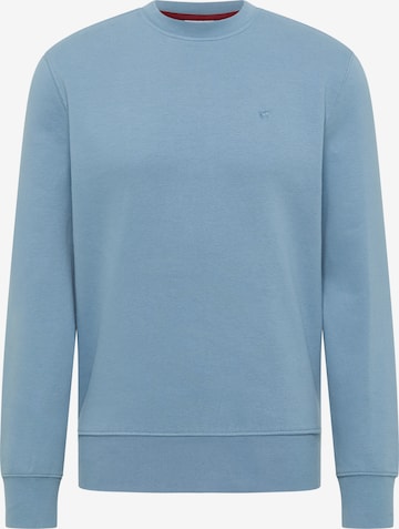 MUSTANG Sweatshirt 'Clio' in Blau: Vorderseite