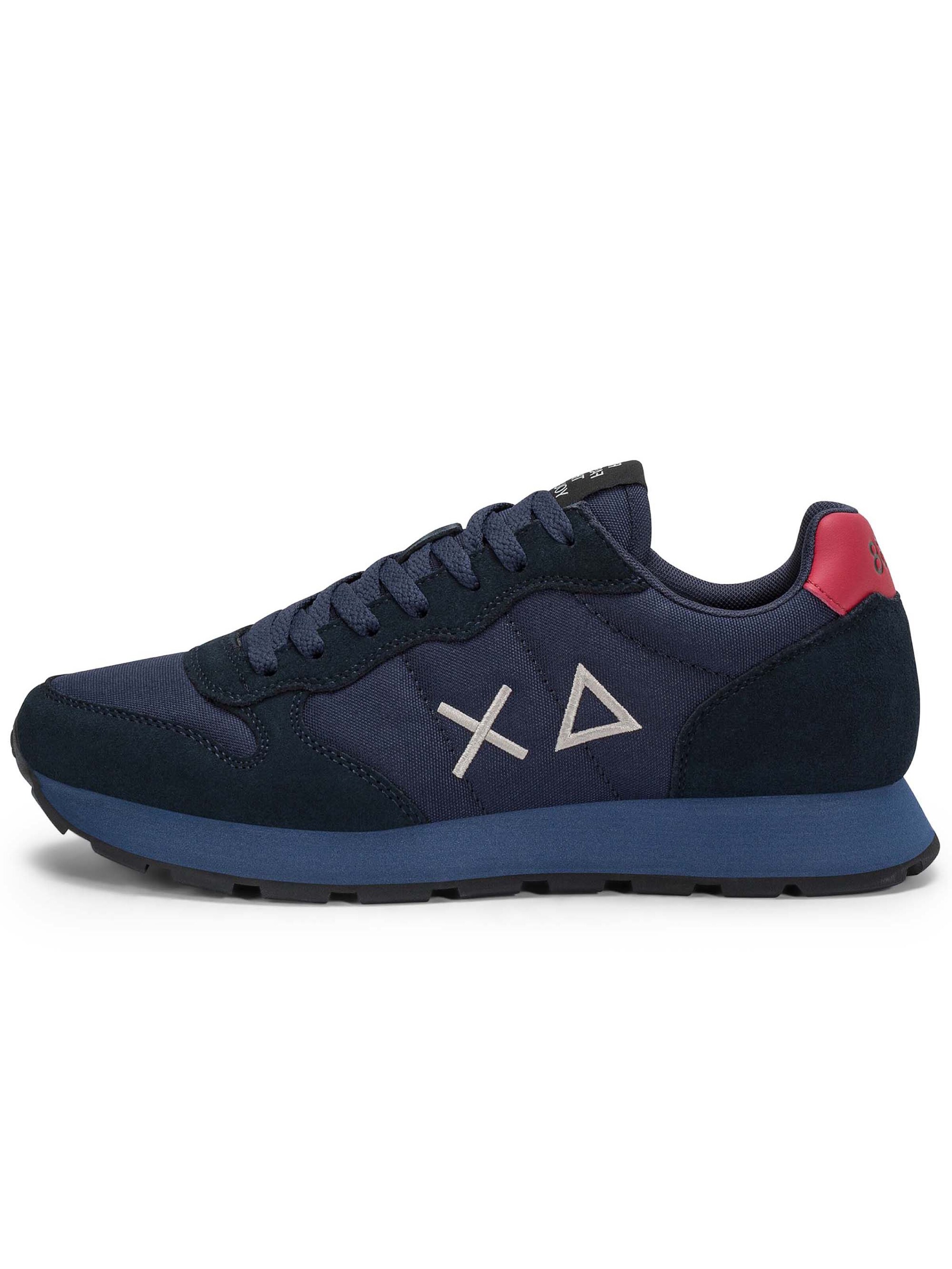 SUN68 Sneakers laag 'Tom' in Blauw: voorkant