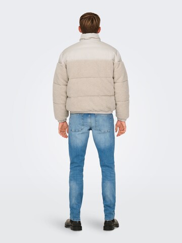 Veste d’hiver 'ONSEli' Only & Sons en gris