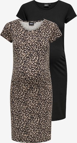 Only Maternity Mekko 'OLMLovely' värissä beige: etupuoli