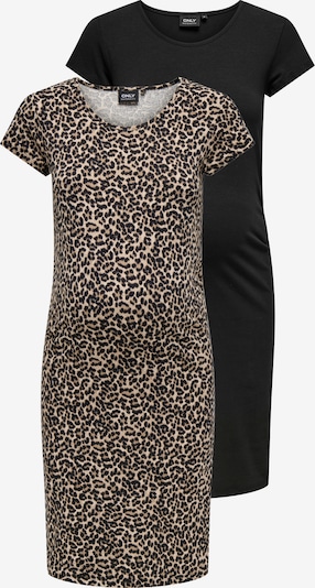 Suknelė 'OLMLovely' iš Only Maternity, spalva – smėlio spalva / kupranugario / nebalintos drobės spalva / juoda, Prekių apžvalga