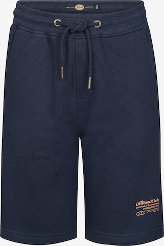 Petrol Industries Regular Broek 'Alamos' in Blauw: voorkant