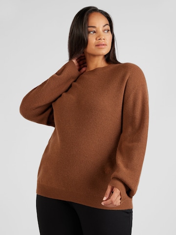 Tommy Hilfiger Curve Sweater in Brown: front