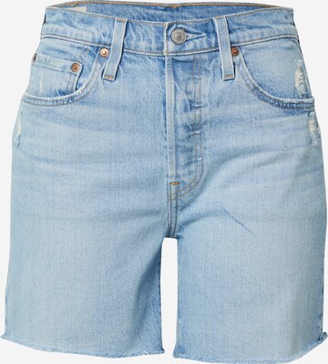 Jean '501® Mid Thigh Short' LEVI'S ® en bleu : devant