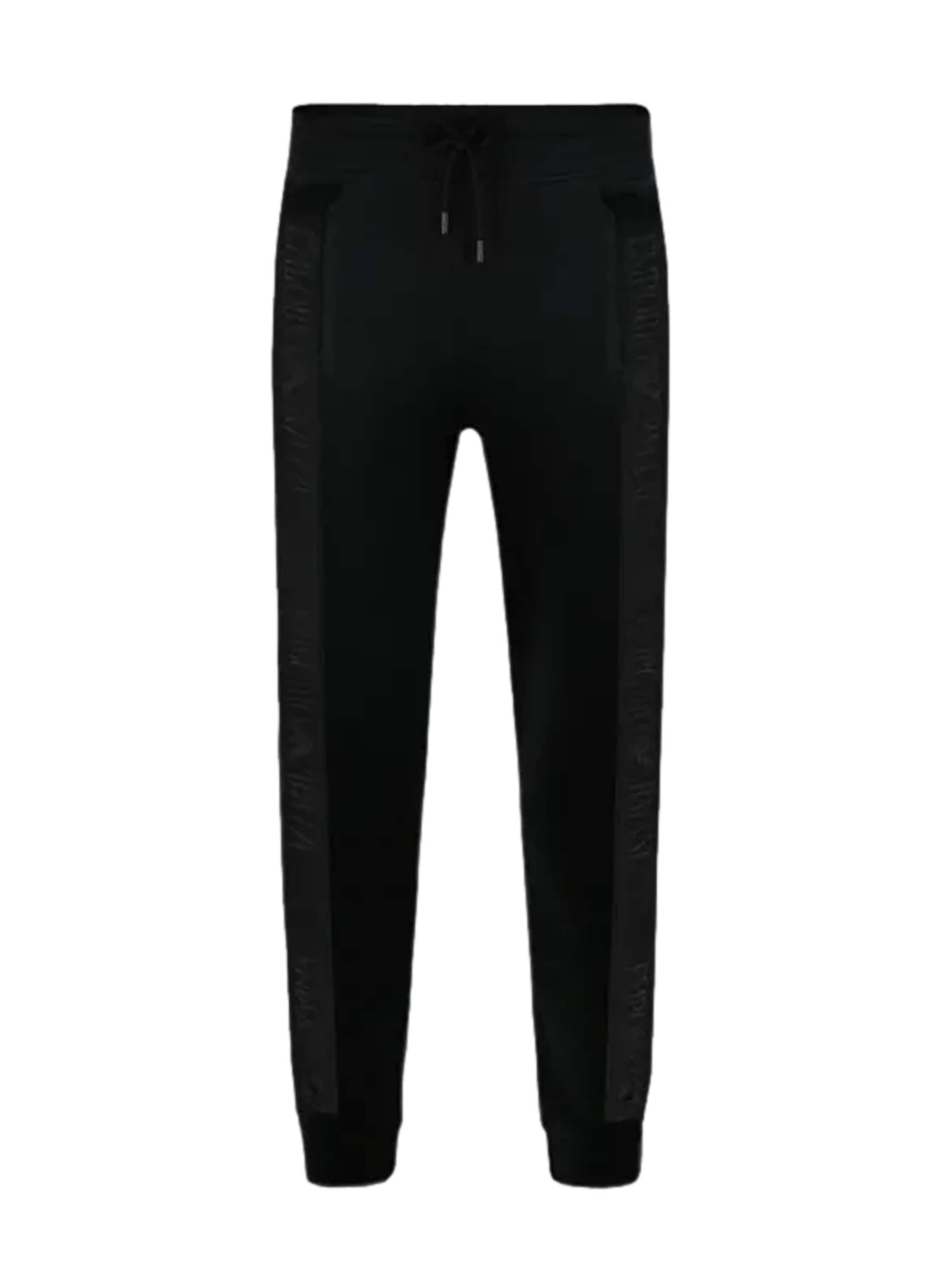 Regular Pantalon de sport Emporio Armani en noir : devant