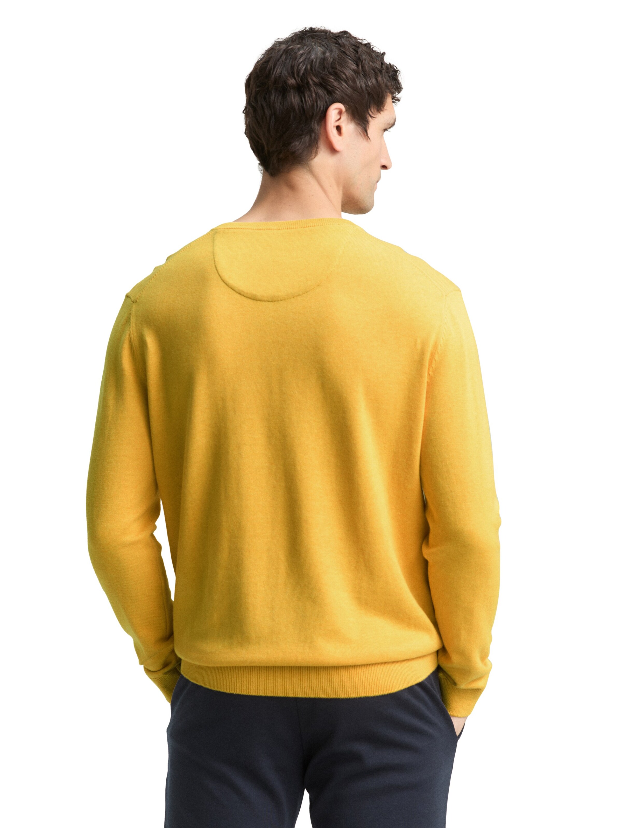 TOM TAILOR Pullover in Gelb