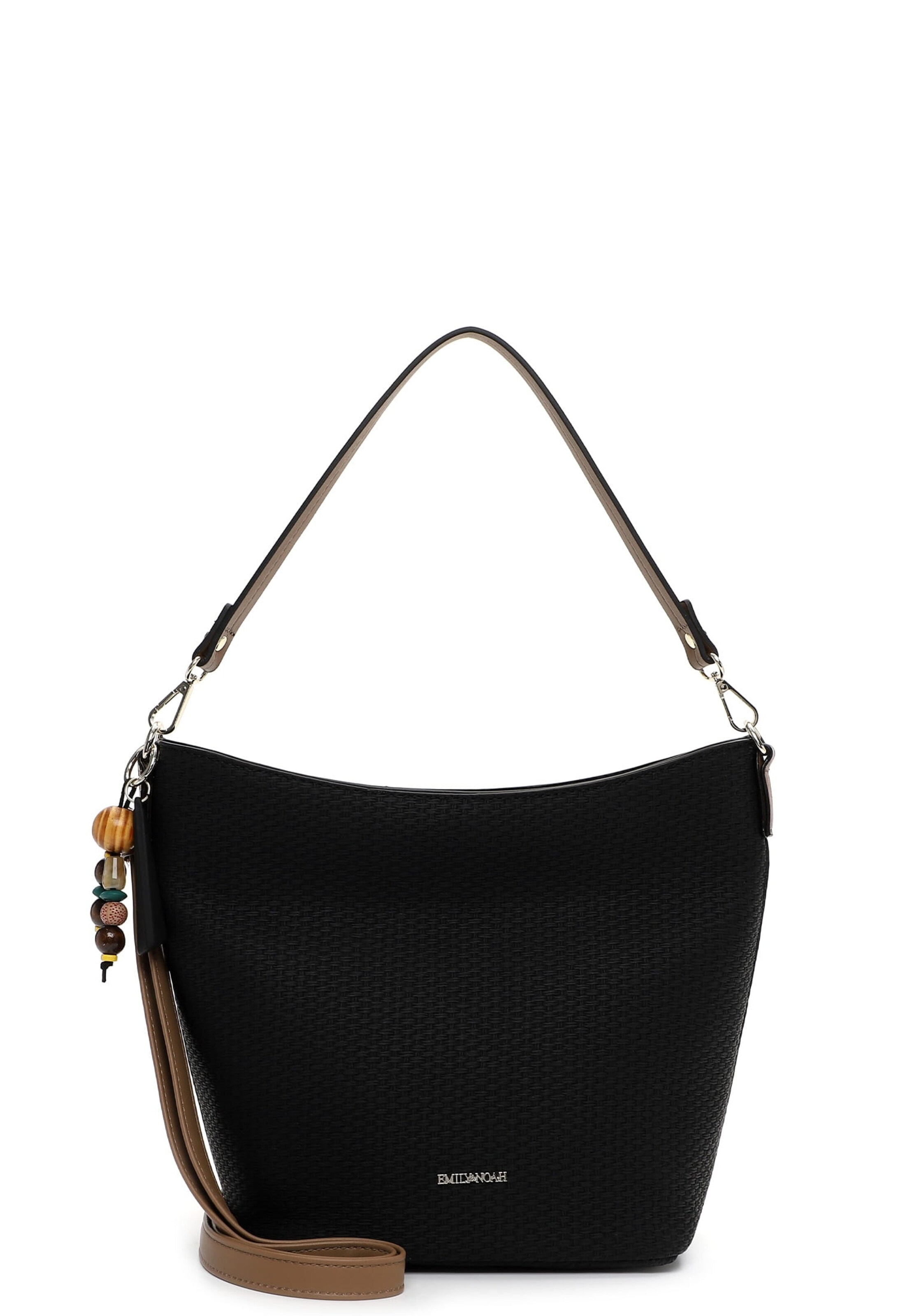 Emily & Noah Shoulder Bag 'Johanna' in Black: front