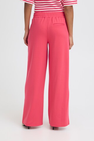 ICHI Wide Leg Hose 'IHKate' in Pink