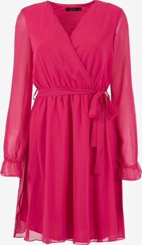 LELA Shirt Dress in Pink: front