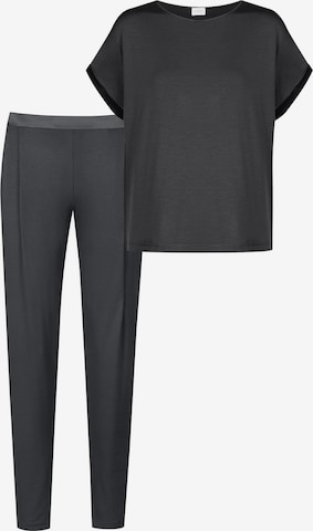 Mey Pyjama 'Pure Chic' in Grau: Vorderseite