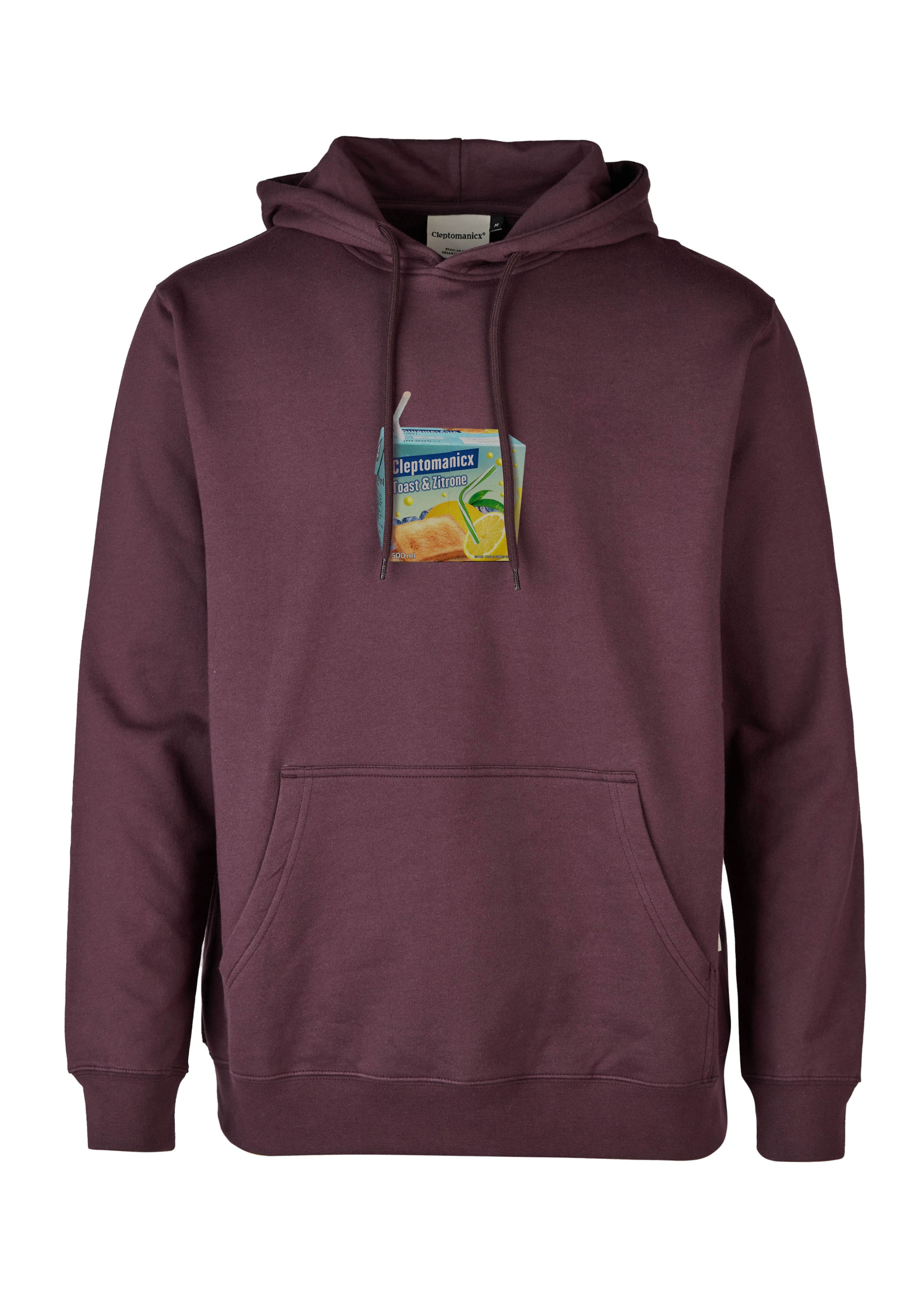 Cleptomanicx Sweatshirt 'Durst' in Purple: front