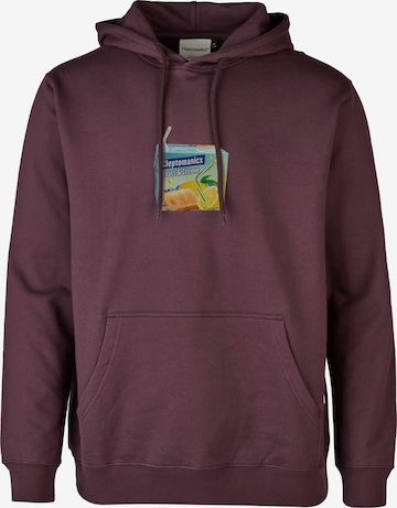 Cleptomanicx Sweatshirt 'Durst' in Purple: front