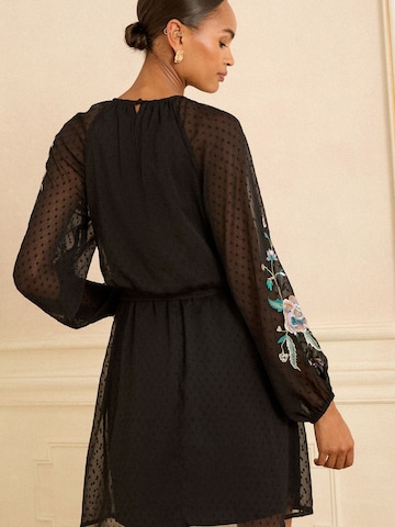 love & roses - Vestido en negro