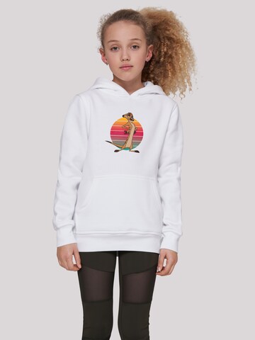 F4NT4STIC Sweatshirt 'König der Löwen Timon Sunset' in Wit: voorkant