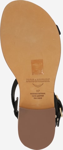 Zadig & Voltaire Sandalen met riem 'CECILIA' in Zwart