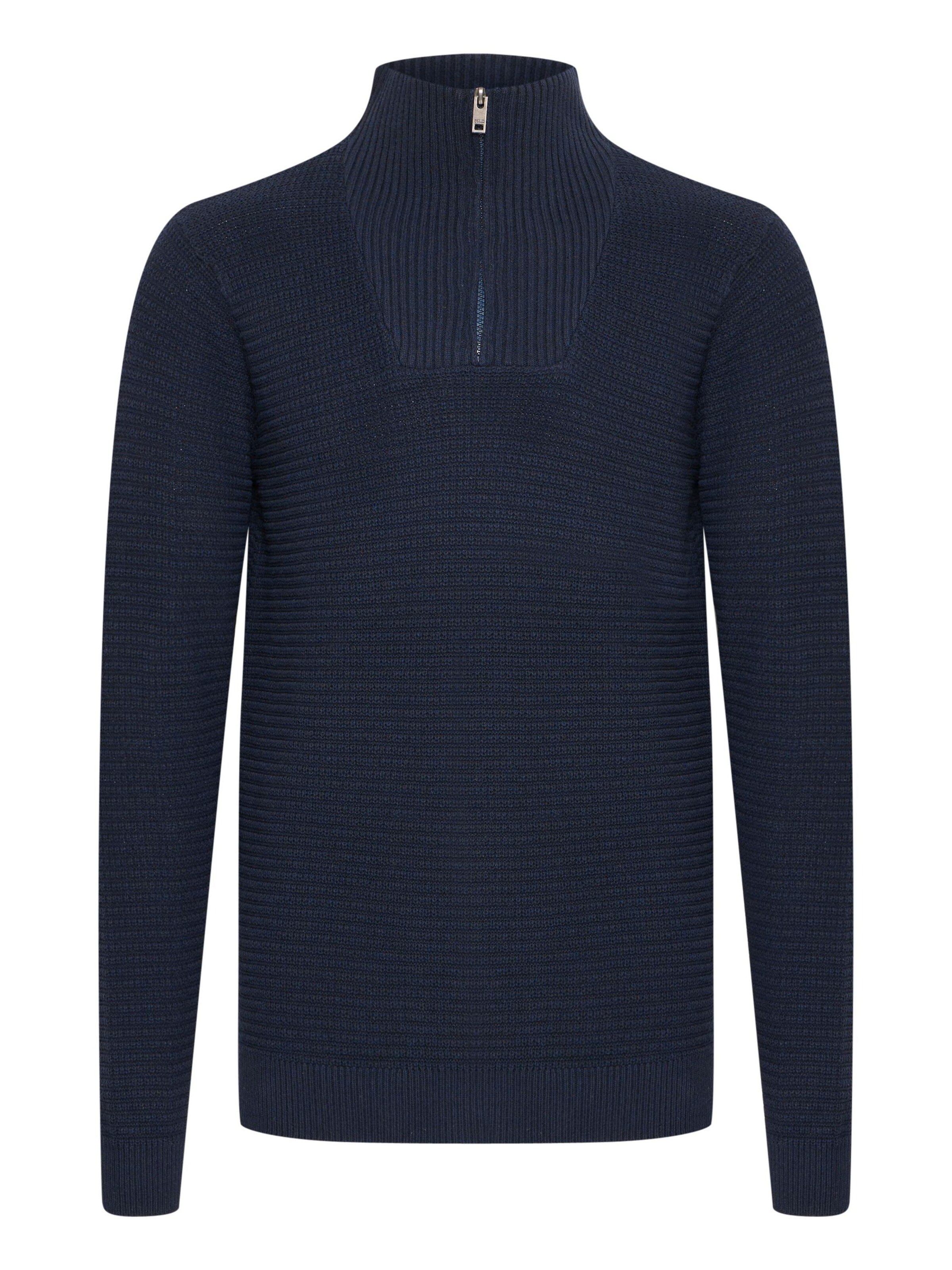 !Solid - Pullover ' RECO ' em azul: frente