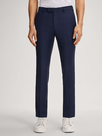 JOOP! Slim fit Trousers with creases 'Gun' in Blue: front