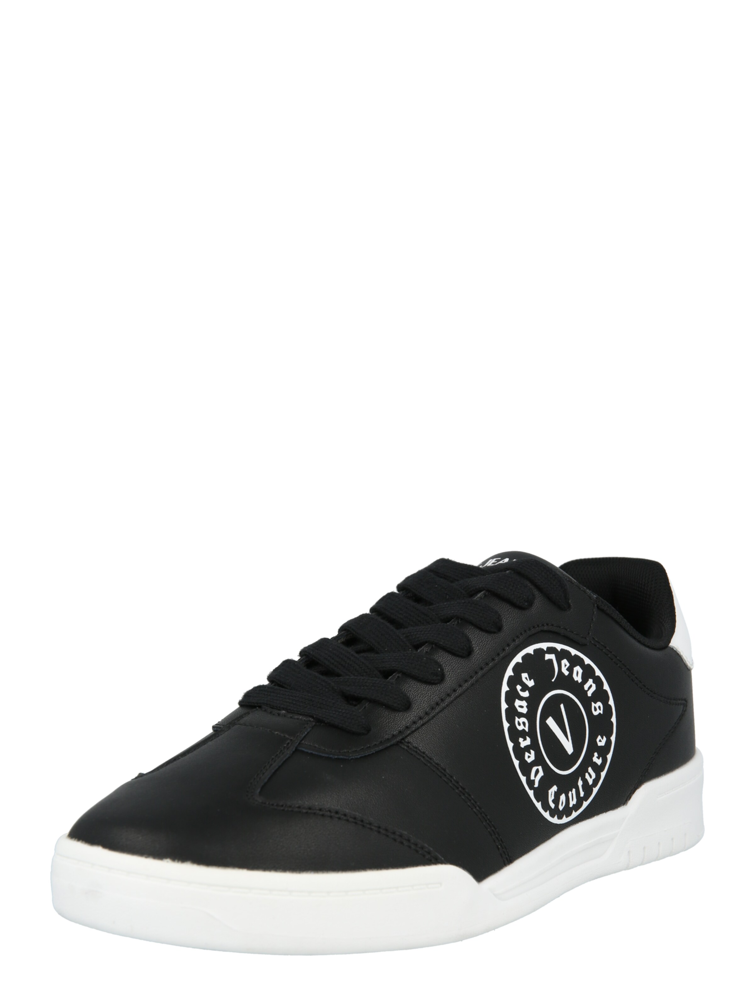 Versace Jeans Couture Ниски маратонки 'FONDO BROOKLYN' в черно: отпред