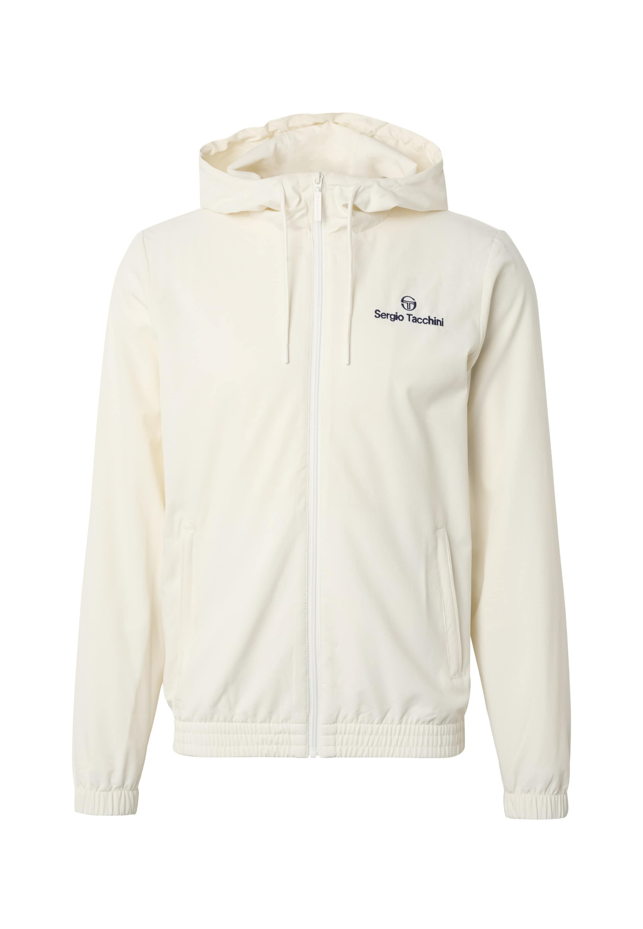 Sergio Tacchini Tréningdzseki 'Carson' - fehér: elől