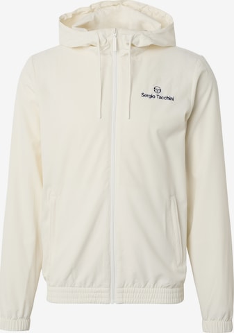 Sergio Tacchini Trainingsjack 'Carson' in Wit: voorkant
