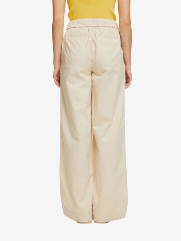 ESPRIT Regular Broek in Beige