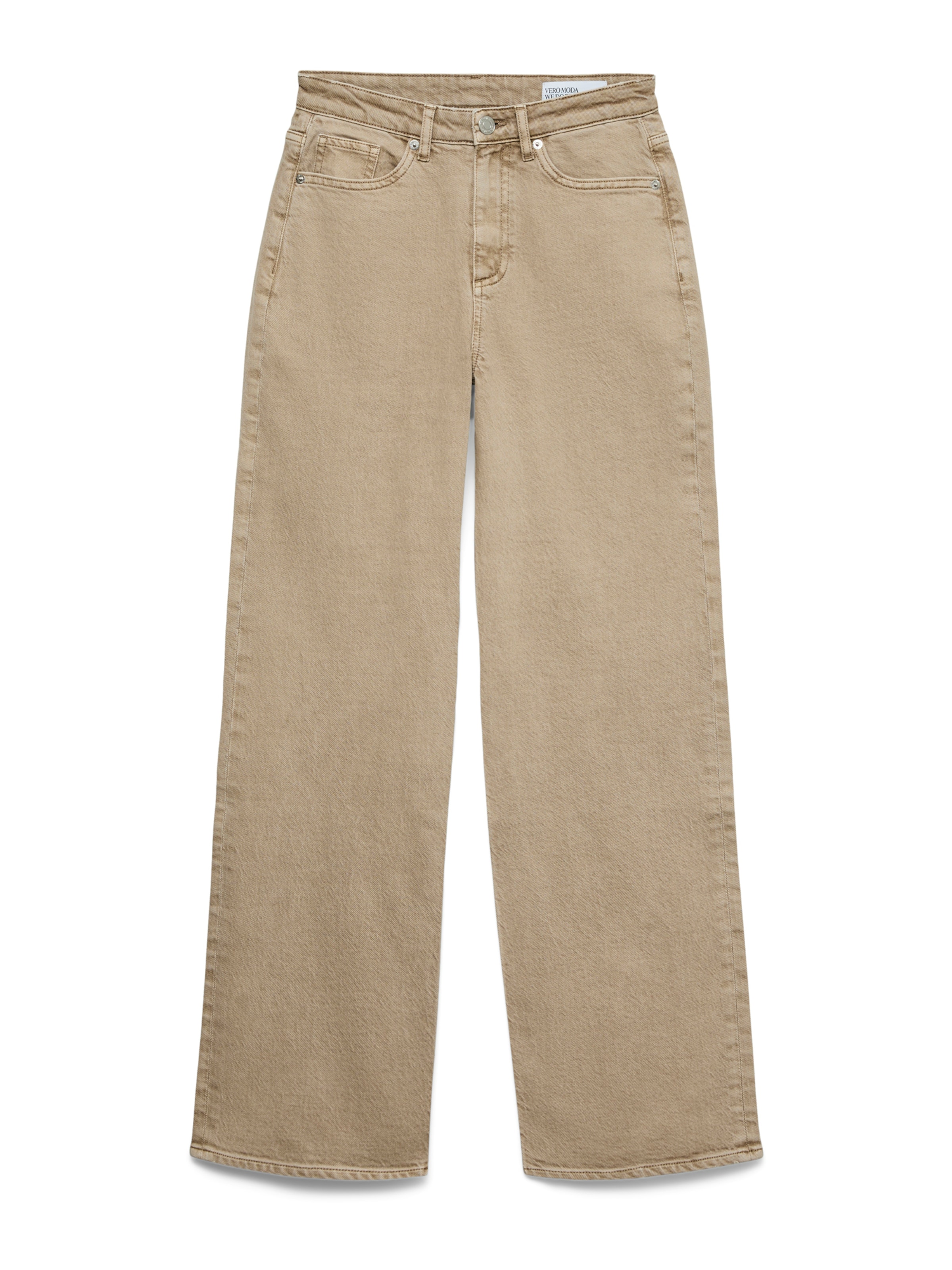VERO MODA Широкий Джинсы 'VMTessa' в Бежевый: спереди
