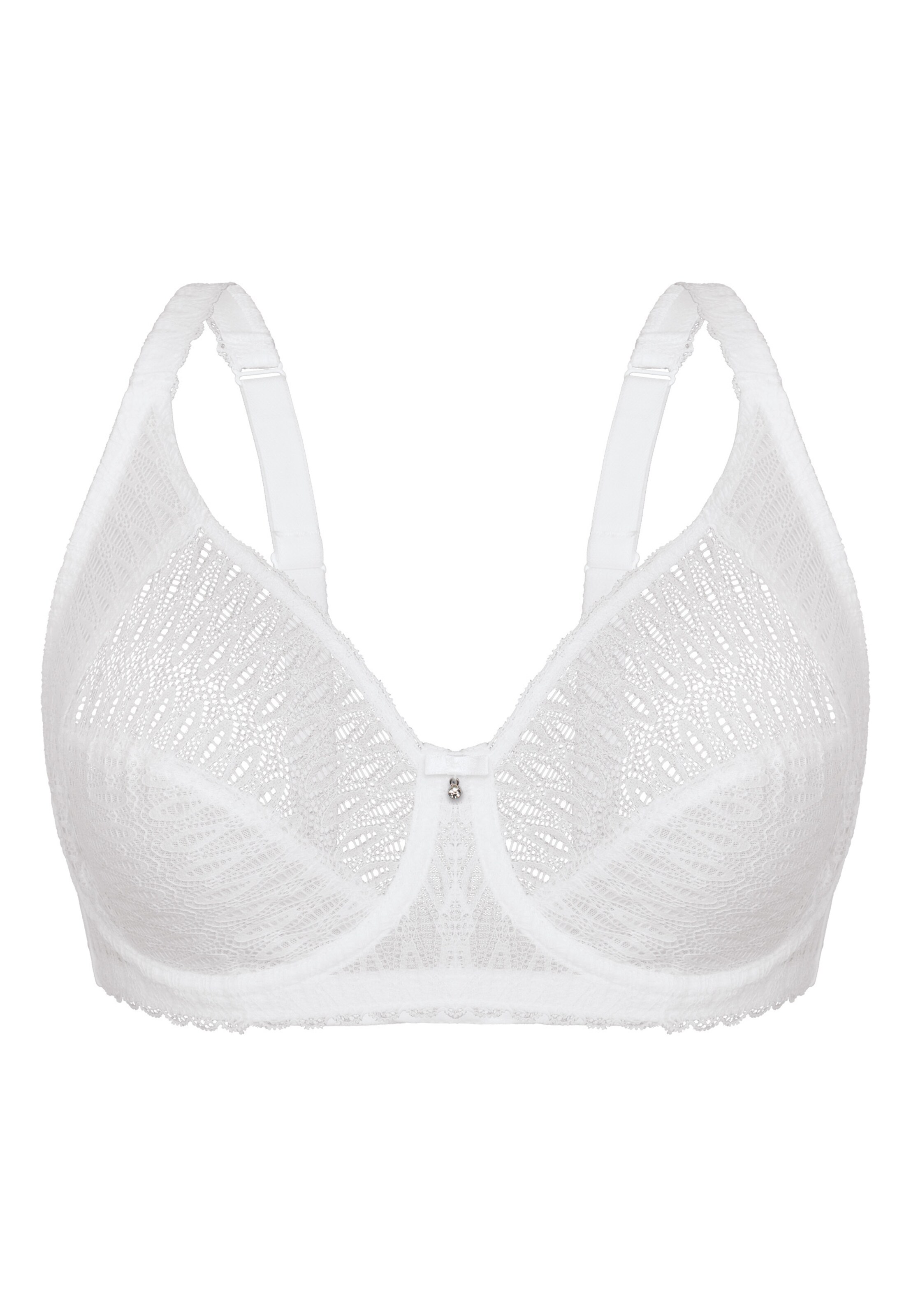 Invisible Soutien-gorge 'FEMININE MICRO' sassa en blanc : devant