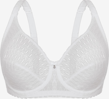 Invisible Soutien-gorge 'FEMININE MICRO' sassa en blanc : devant