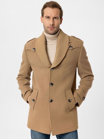 Manteau mi-saison 'Francisco' Moxx Paris en beige : devant