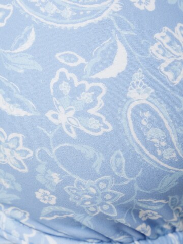 HOLLISTER T-shirt Bikinitop in Blauw