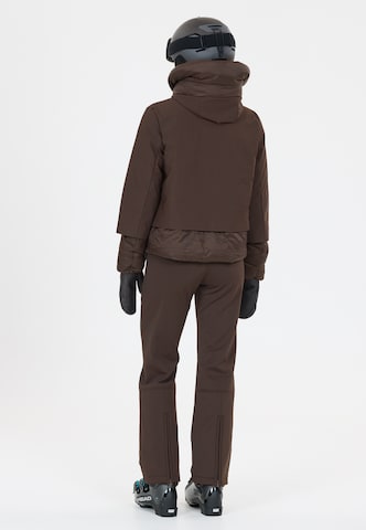 Athlecia Regular Softshellhose 'Vikki' in Braun