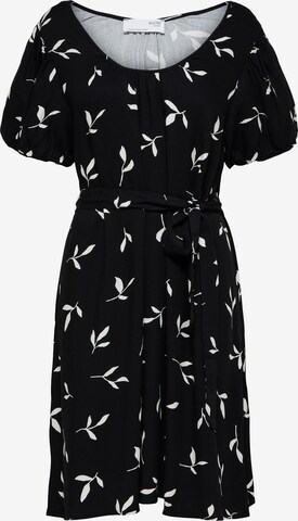 Robe 'ILVA' SELECTED FEMME en noir : devant