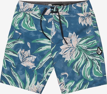 Shorts de bain Volcom en bleu : devant