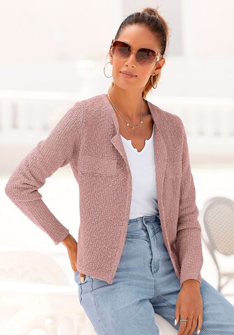 Cardigan LASCANA en violet : devant