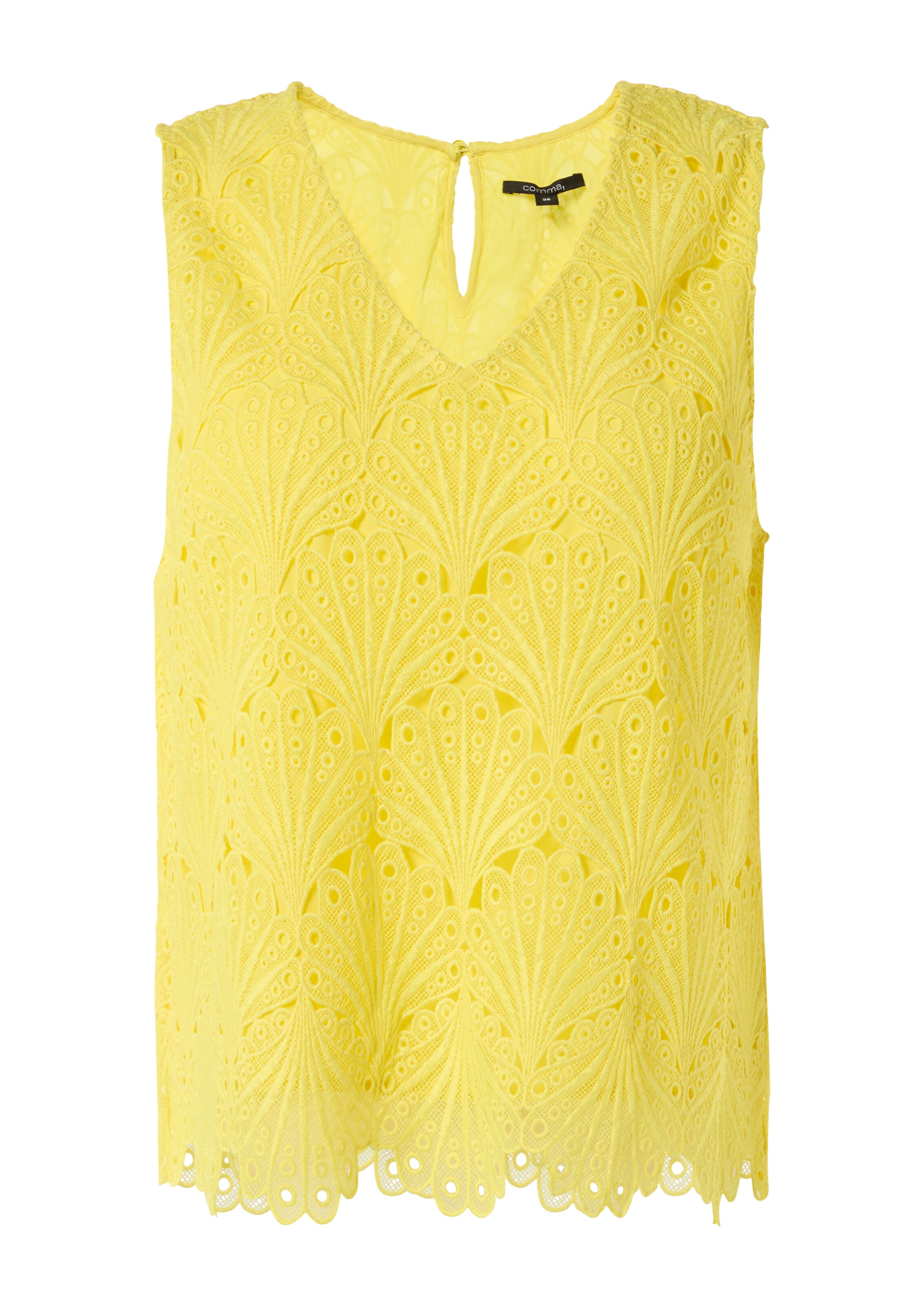 COMMA Μπλούζα σε κίτρινο: μπροστά