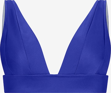 Hunkemöller Triangel Bikinitop 'Santorini' in Blauw: voorkant