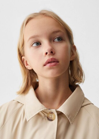 MANGO KIDS Between-Season Jacket 'Eulalia' in Beige