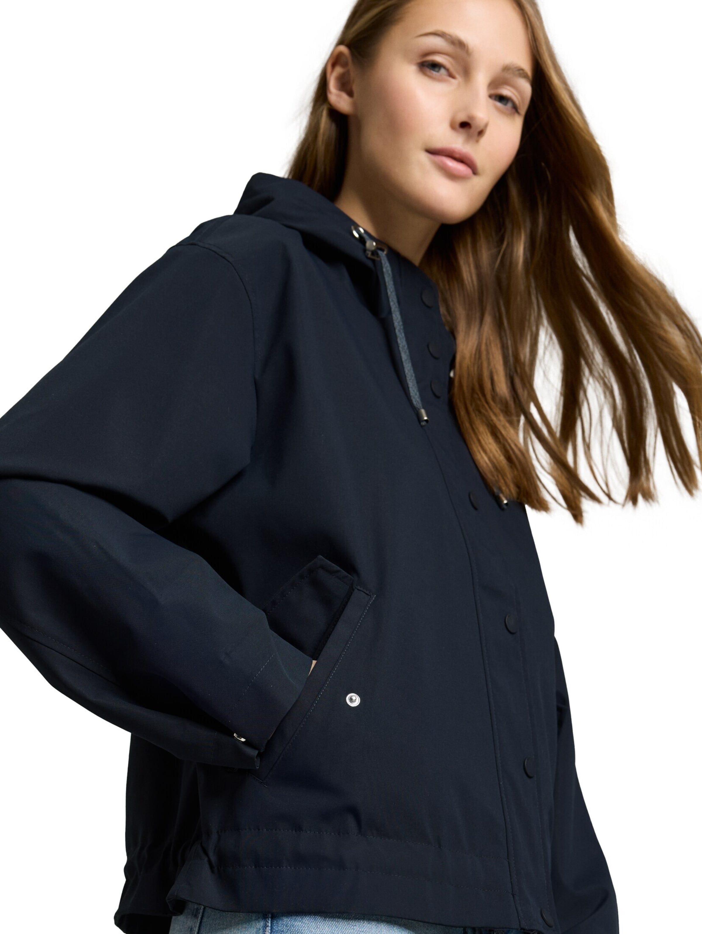 TOM TAILOR DENIM Tussenjas in Blauw