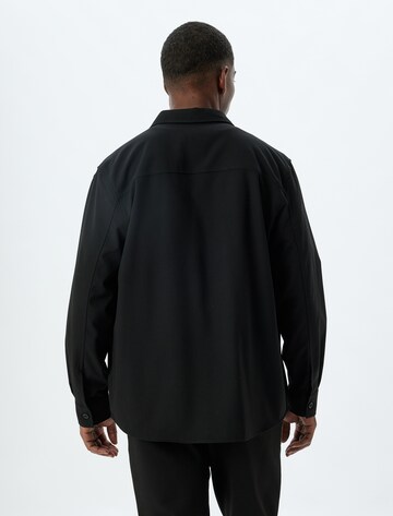 Koton Regular fit Button Up Shirt in Black