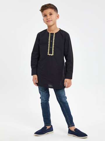 Coupe regular Chemise Threadboys en noir