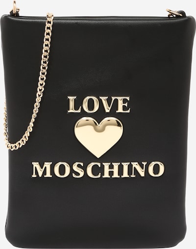 Husă de smartphoneuri Love Moschino pe auriu / negru, Vizualizare produs