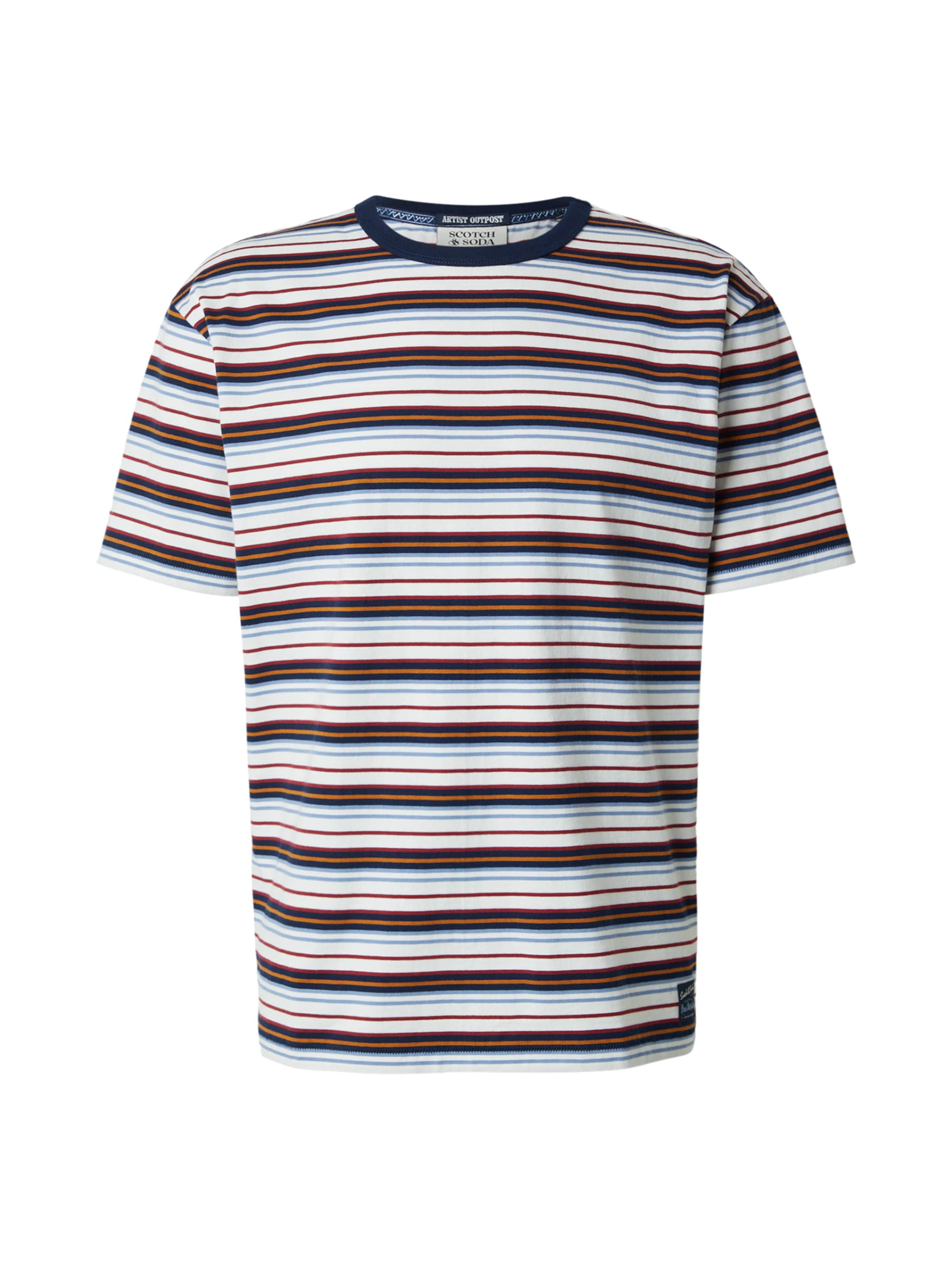 SCOTCH & SODA Футболка 'YARNDYED' в Синий: спереди