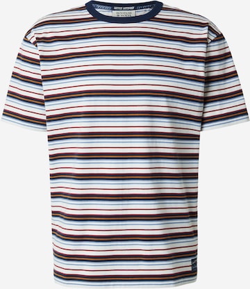 SCOTCH & SODA Majica 'YARNDYED' | modra barva: sprednja stran
