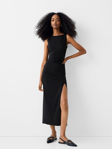 Bershka Dress in Black: front