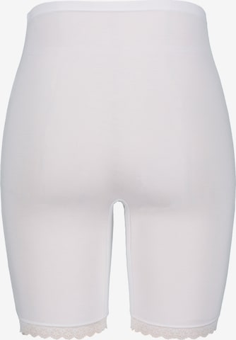 Skinny Pantalon modelant Ulla Popken en blanc