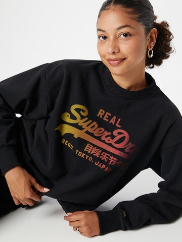 Superdry - Sweatshirt em preto