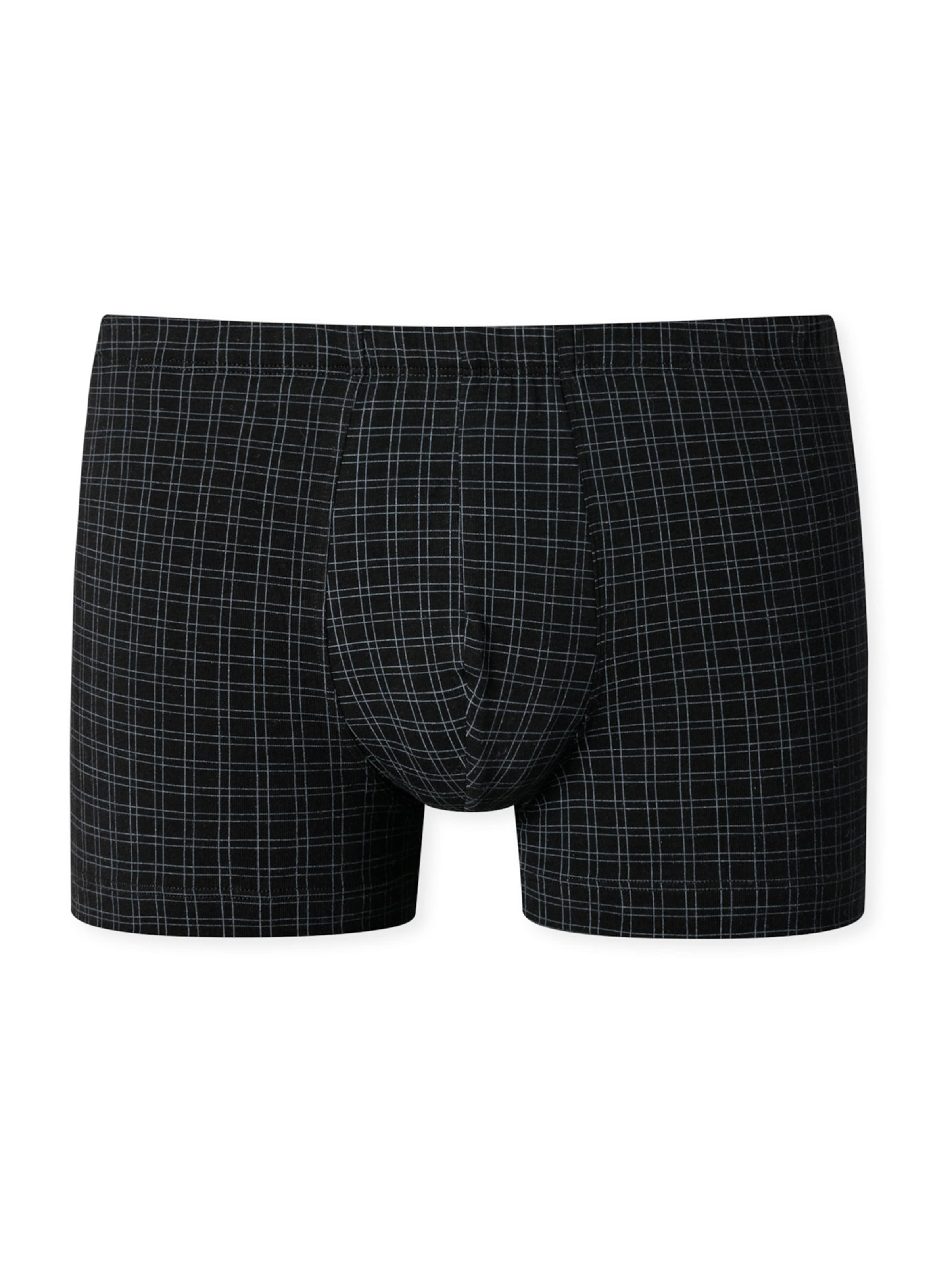 SCHIESSER - Calzoncillo boxer ' Cotton Casuals ' en negro: frente